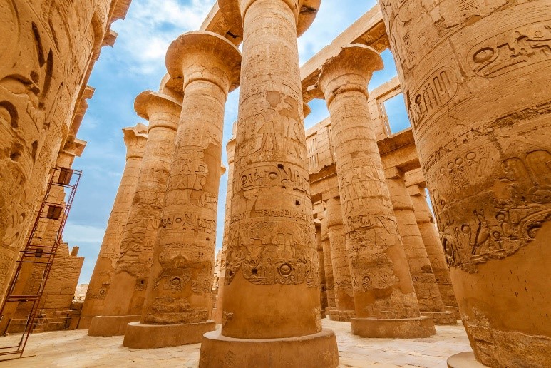Temple of Karnak At 10:00 am