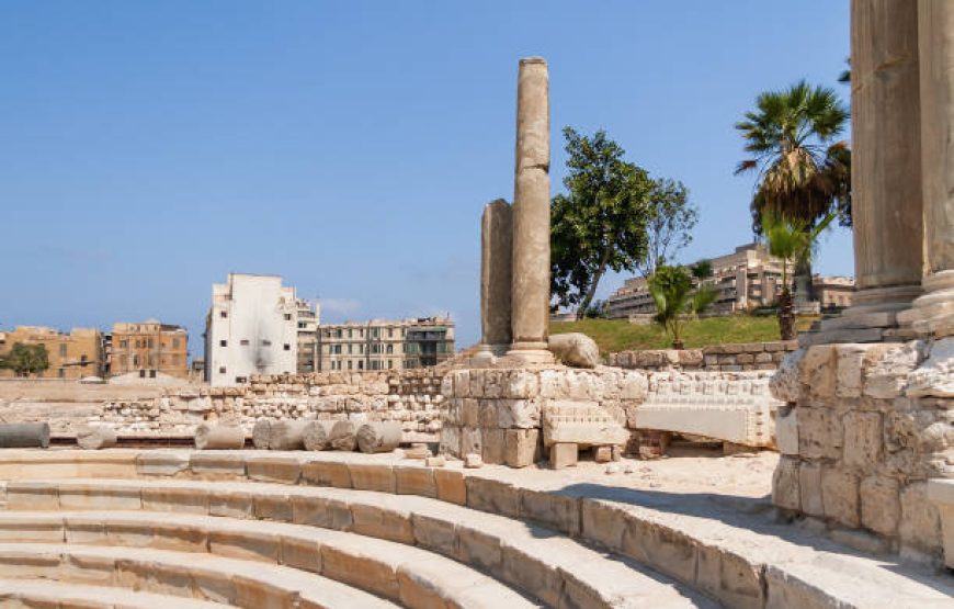 Full day tour to Alexandria / Catacombs , Roman temple , Qaitbey citadel and Alexandria bibliotheca